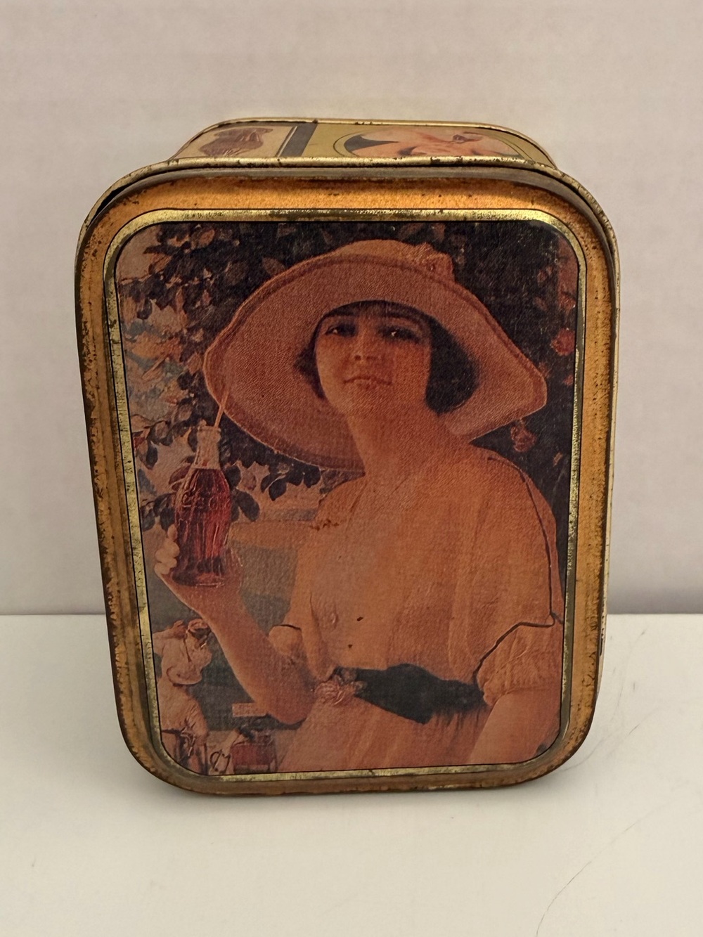 Vintage Coca Cola Tin Small